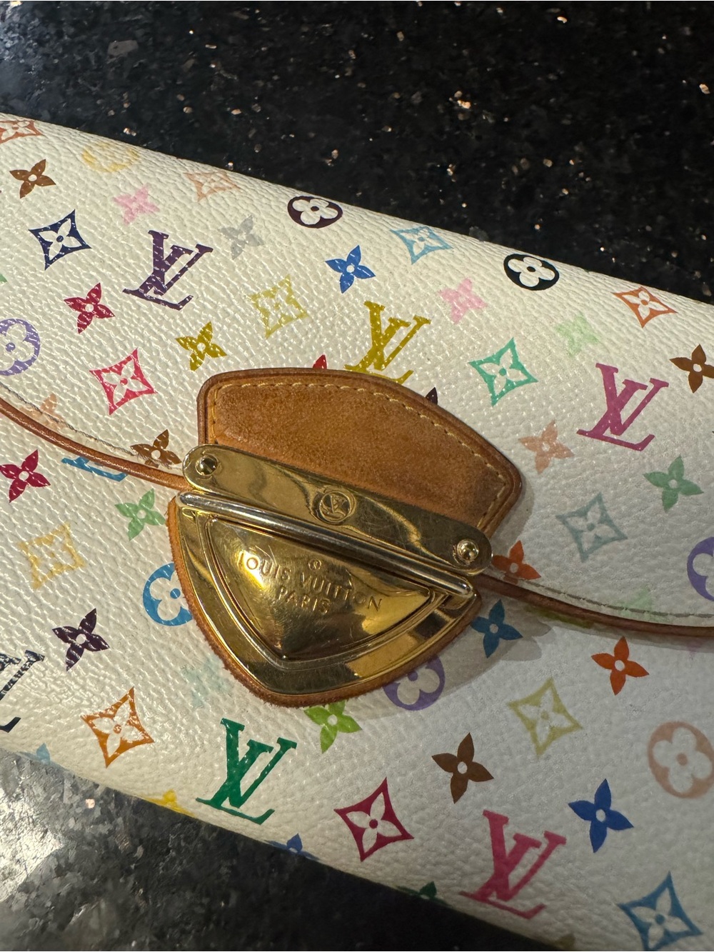 Louis Vuitton White Murakami Multicolor Monogram Long Wallet - Picture 11 of 11